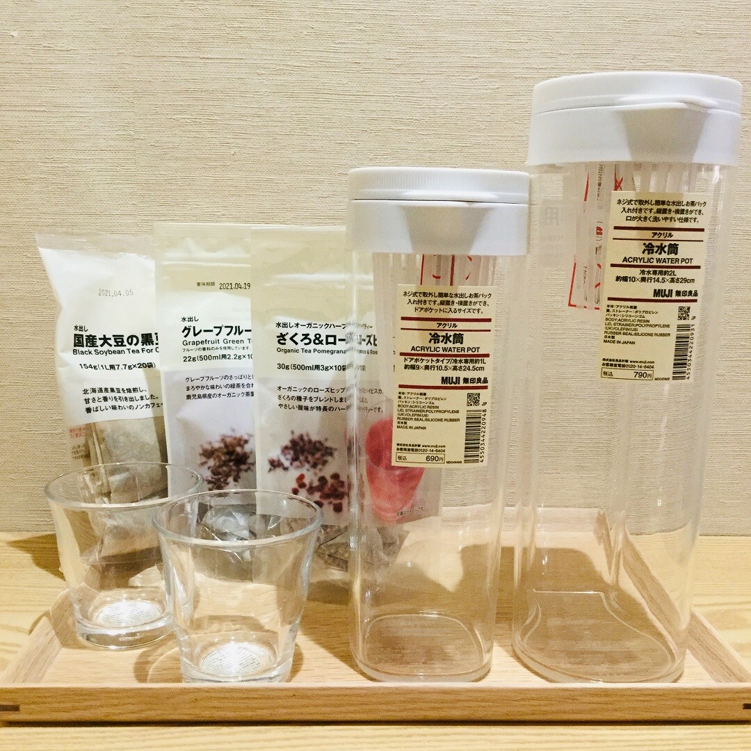 【MUJI com アトレ大森】冷水筒はじめました｜この夏の、くらしのコツ