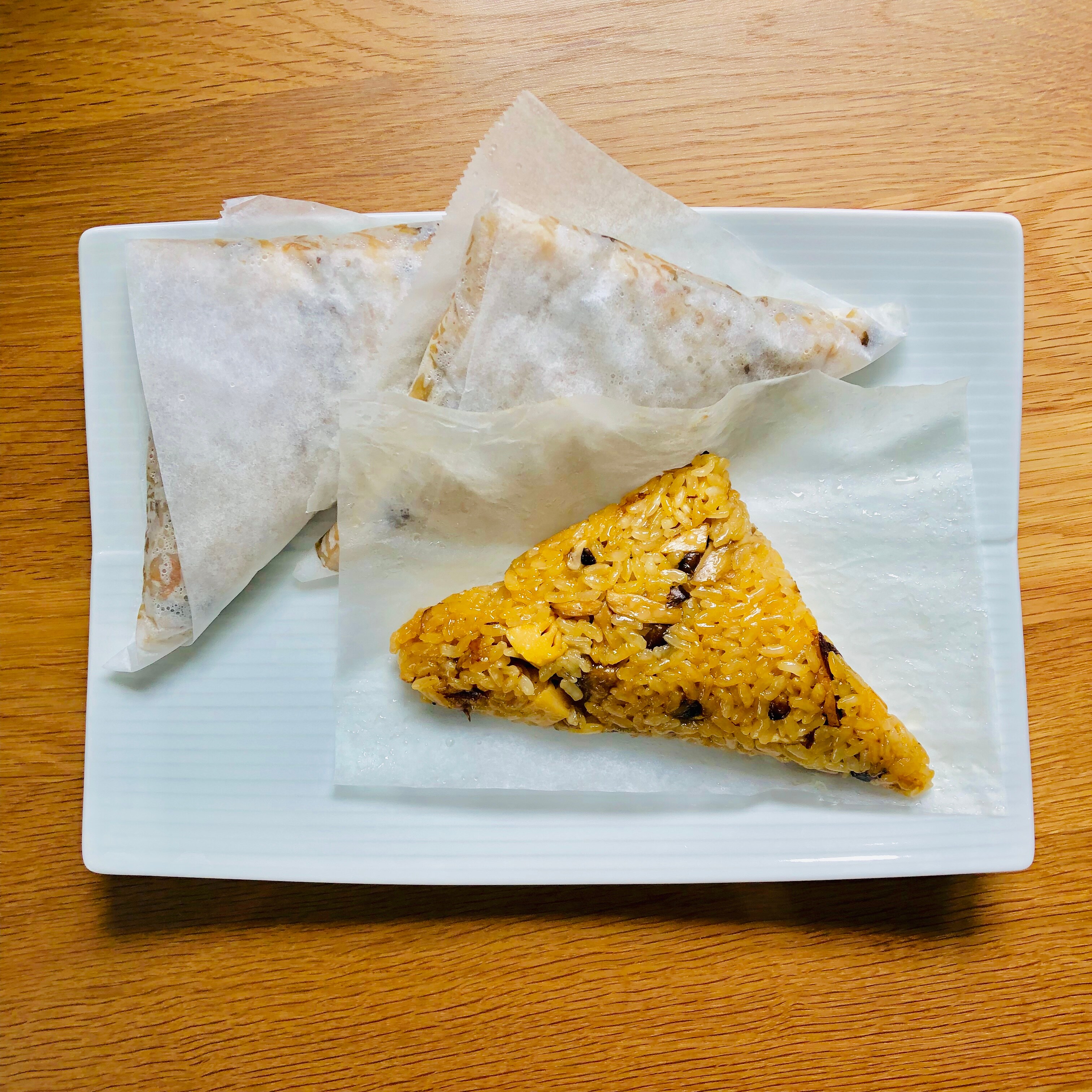 キービジュアル画像：『炊き込みごはんの素　牛しぐれ煮とささがきごぼうのごはん』で中華ちまきをつくりました