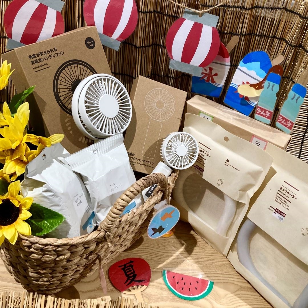 【無印良品500シャポー市川】花火大会による営業時間変更のお知らせとおすすめ商品のご案内 