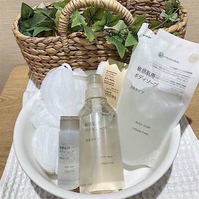 【無印良品500シャポー市川】新商品　「敏感肌用ボディソープ」