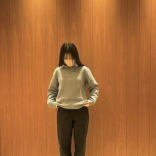 【無印良品500シァル鶴見】春を先取り。軽やかに着られるメッシュセーター。