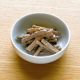 【京都山科】新ごぼうのくるみ酢和え｜季節野菜のレシピ