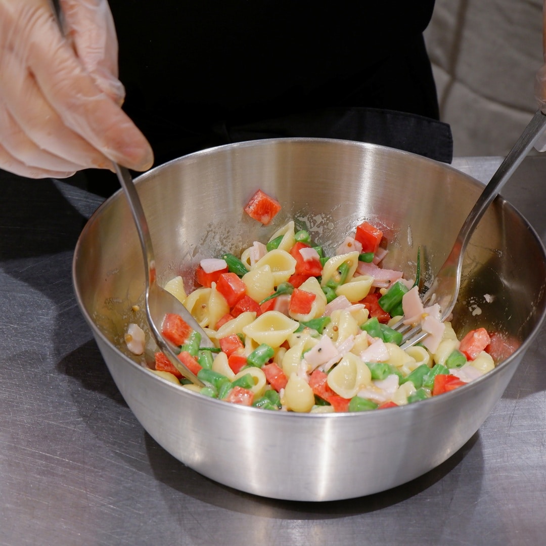 【京都山科】この形だからこそ。春のパスタサラダ｜いっしょにつくろう