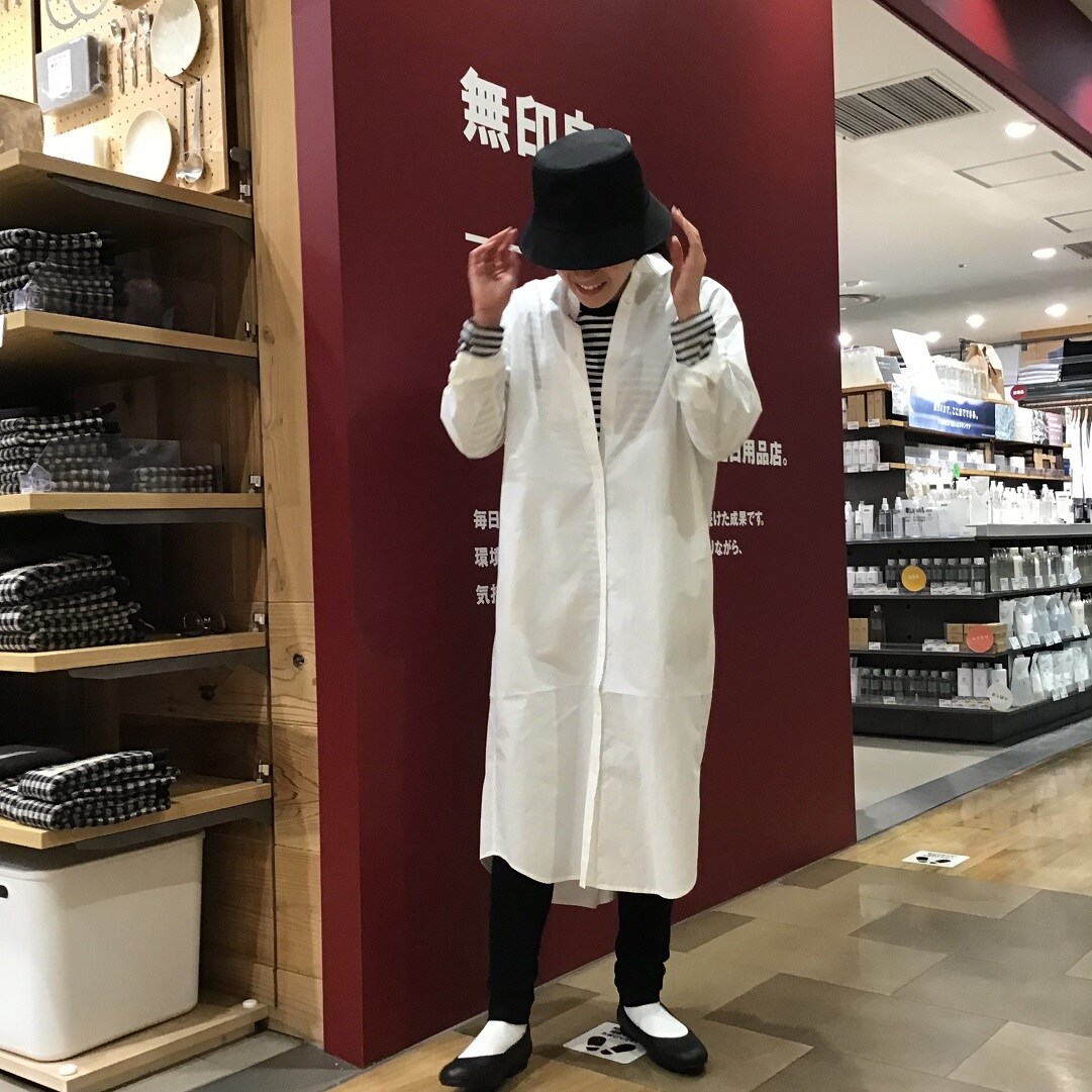 レギュラーカラー長袖ワンピース