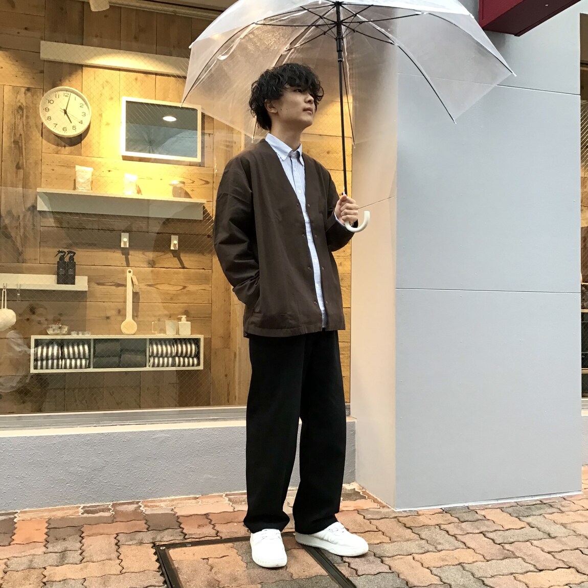 フランネルカーディガン