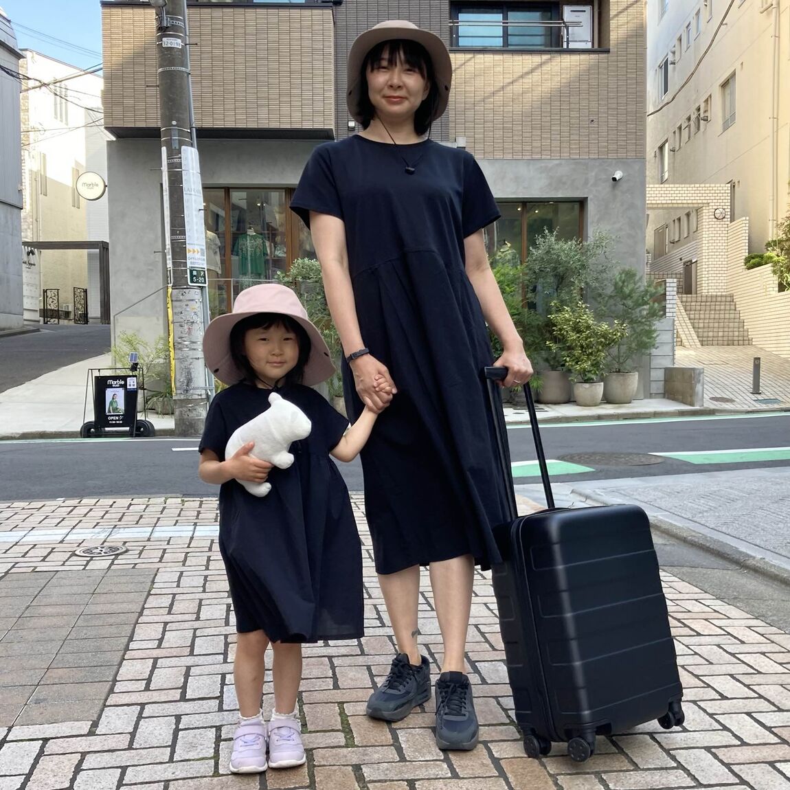 涼感半袖ワンピース