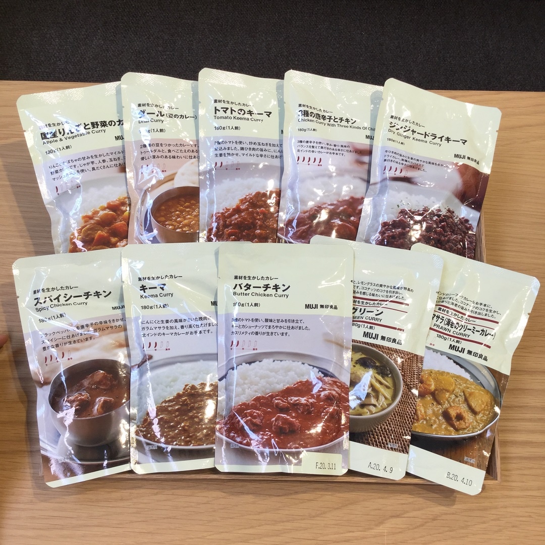 キービジュアル画像：無印良品のレトルトカレー人気投票受付中！