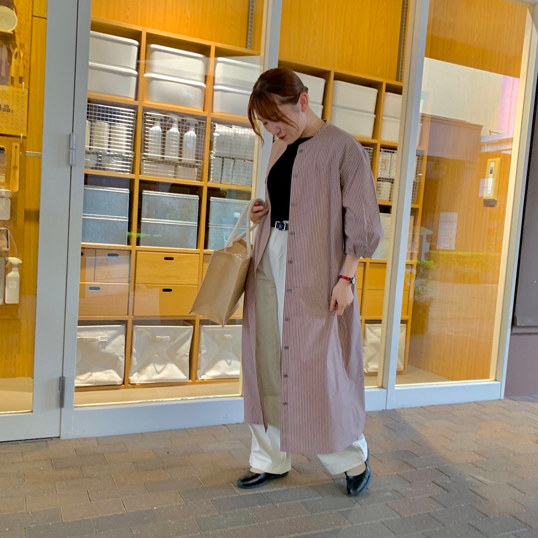 045355 婦人スタッフスナップブロード