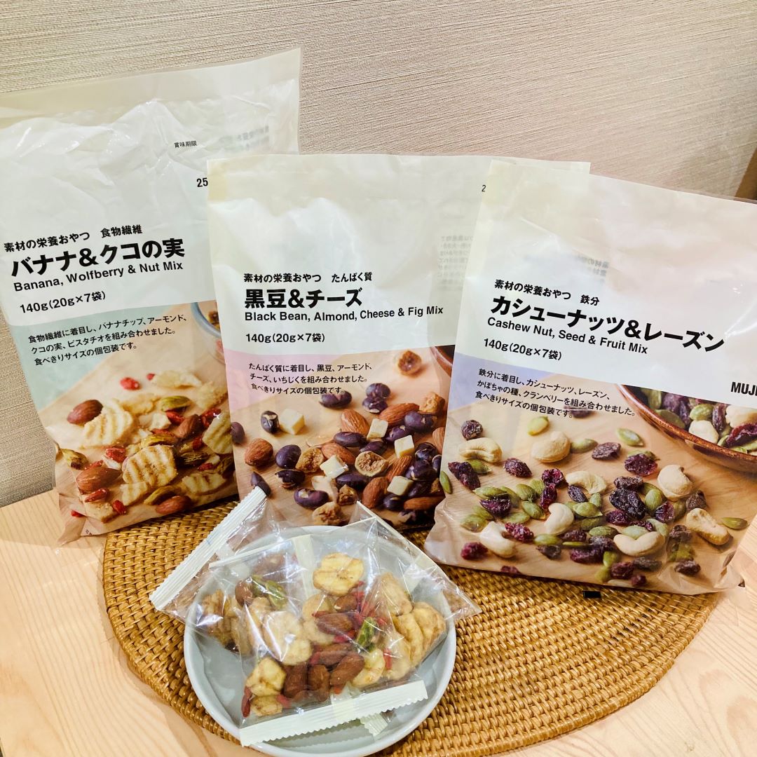 素材の栄養おやつ　３種