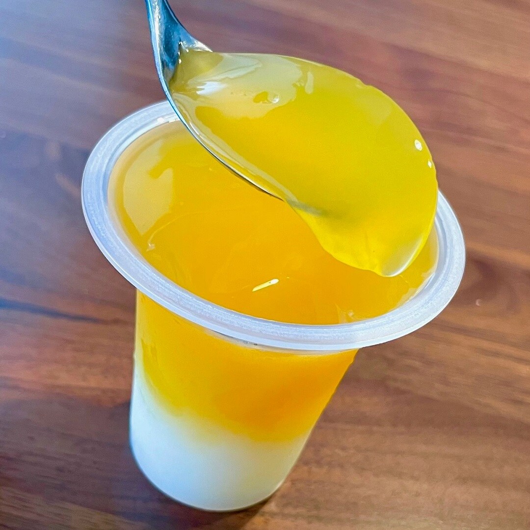 食品新規：季節限定の2層のゼリー