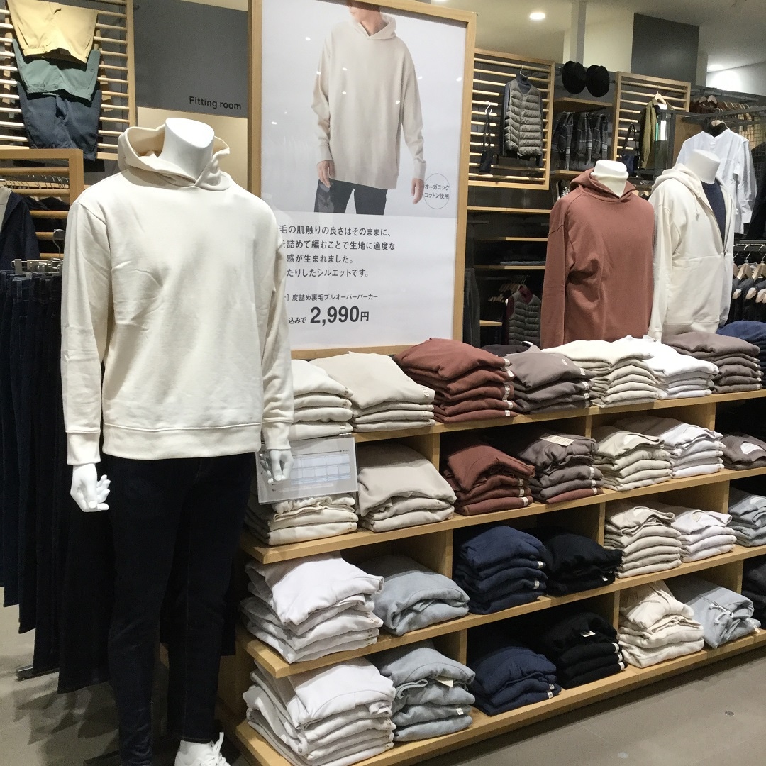 パーカー売場