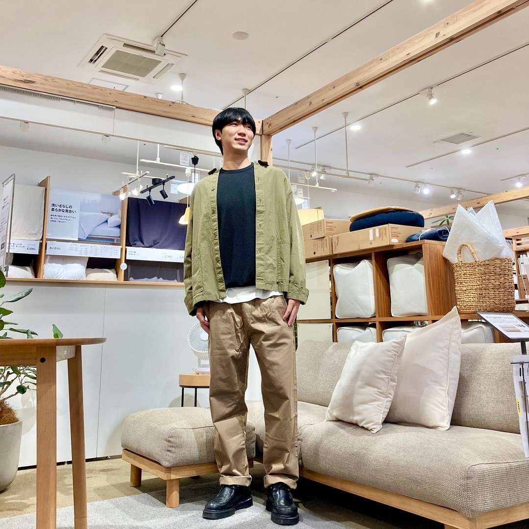 シャツジャケットを使った秋の紳士コーデ