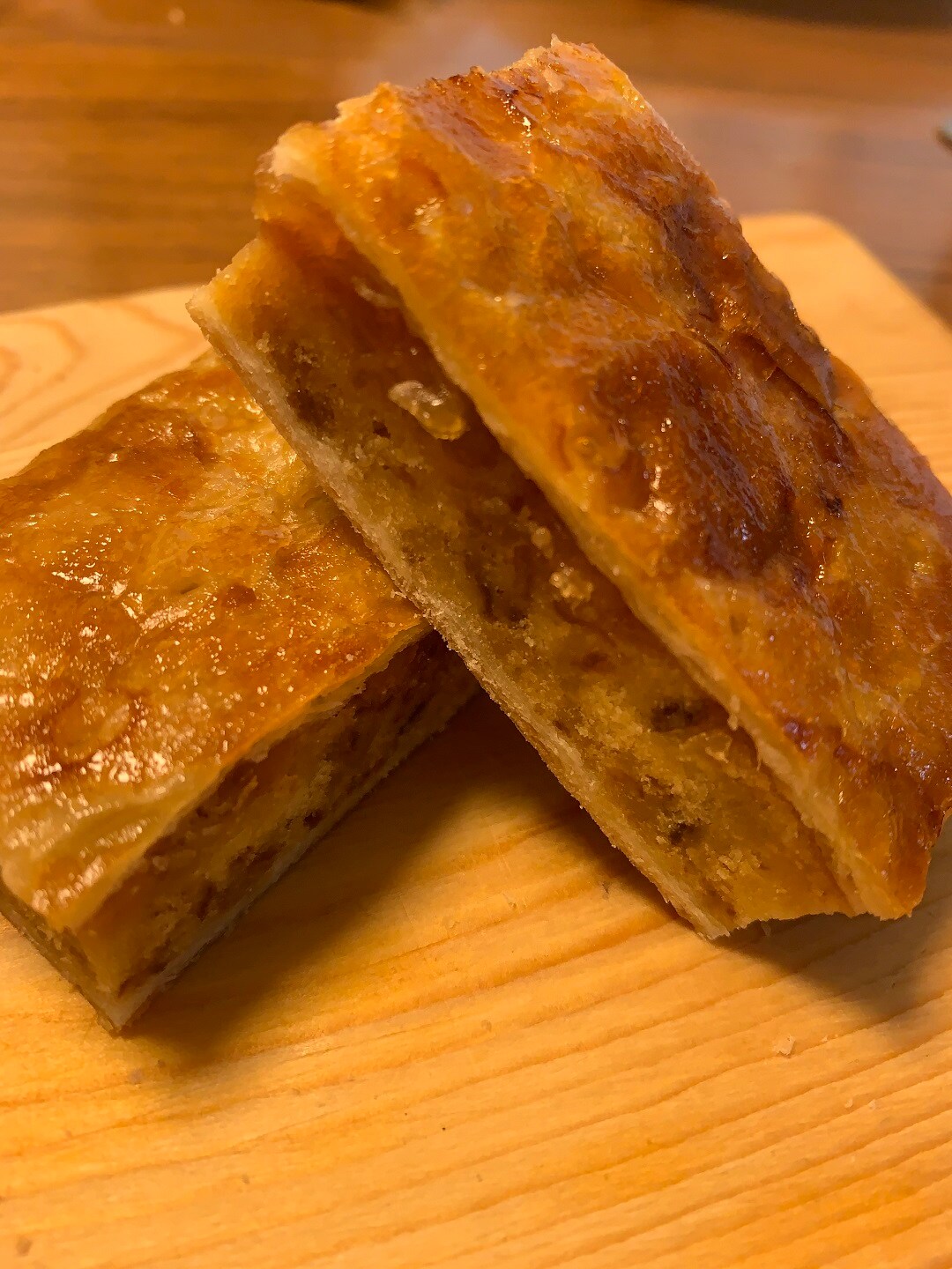 リンゴとシナモン断面