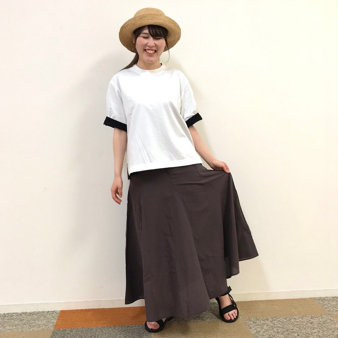 【ザ・モール仙台長町】涼感UVカットワイド半袖Tシャツコーディネート