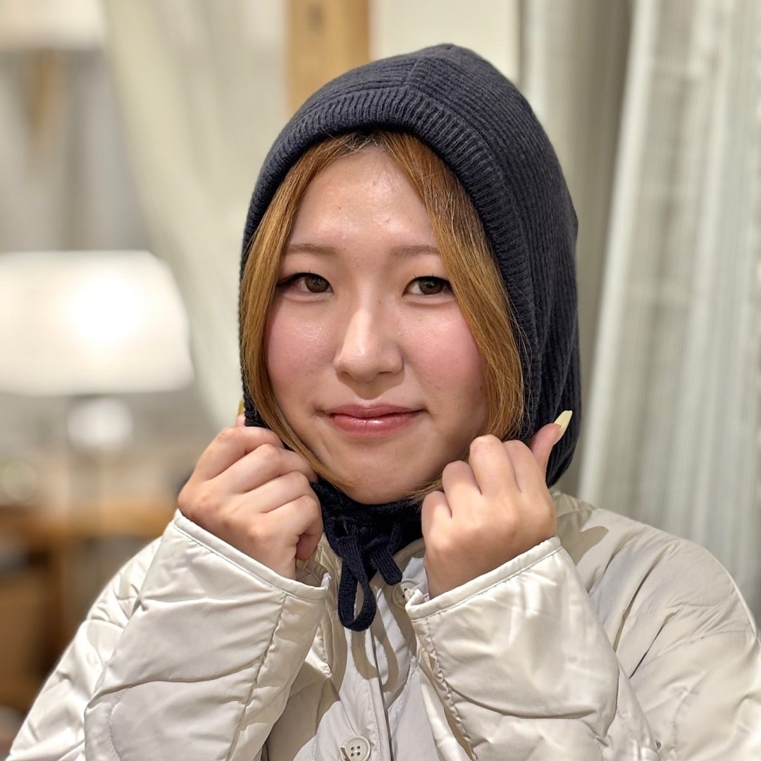 【ザ・モール仙台長町】首のチクチクを抑えたメリノウール混バラクラバ