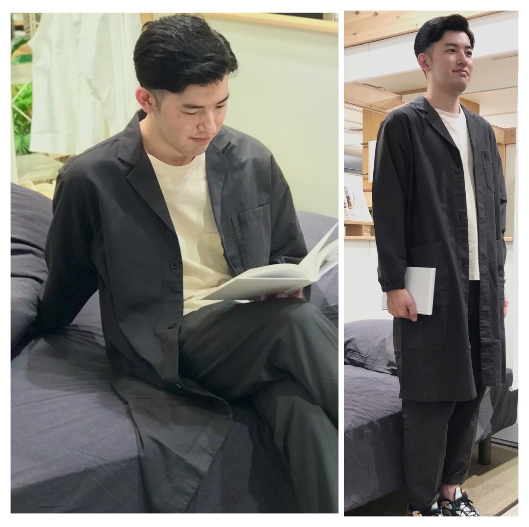 【ザ・モール仙台長町】ショップコートを着た男性
