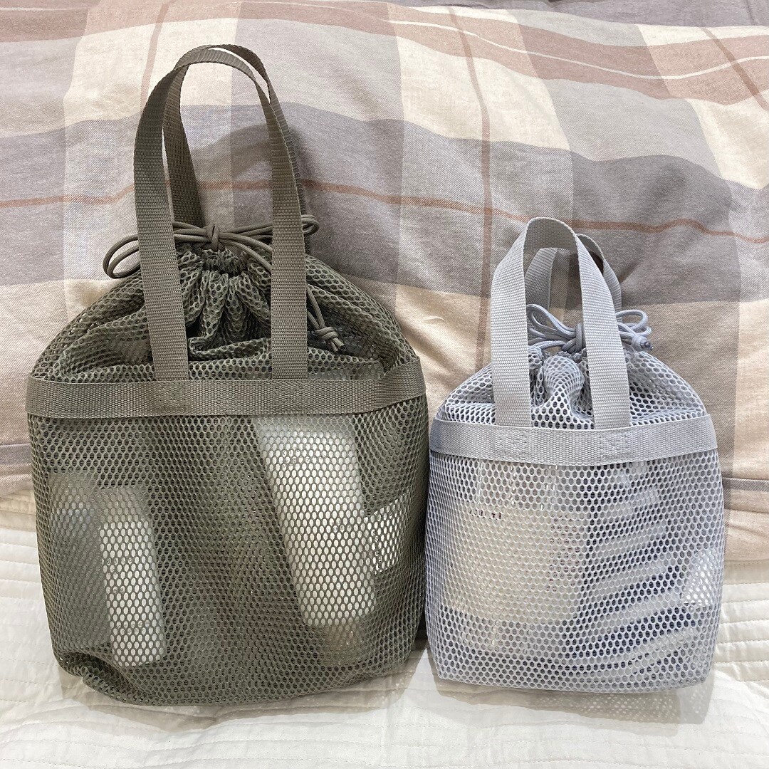 【ザ・モール仙台長町】立体メッシュ持ち手付き巾着