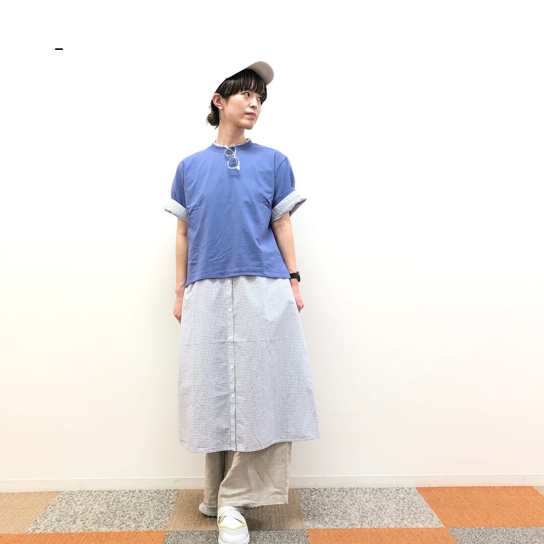 【ザ・モール仙台長町】Tシャツとワンピースをレイヤードして女性らしいコーディネート