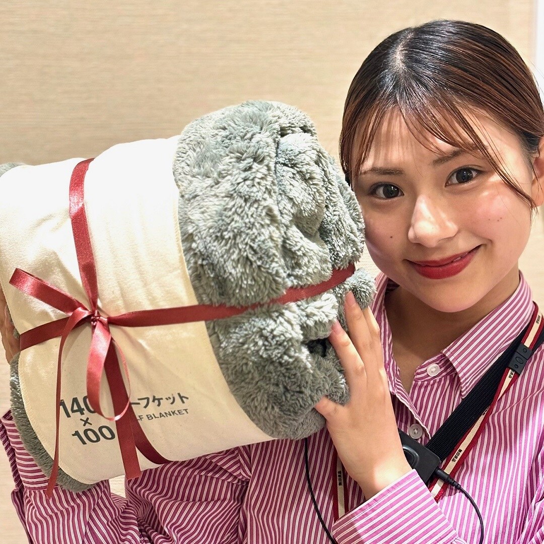 【ザ・モール仙台長町】あたたかファイバー厚手ハーフケットのおたよりタイトル写真