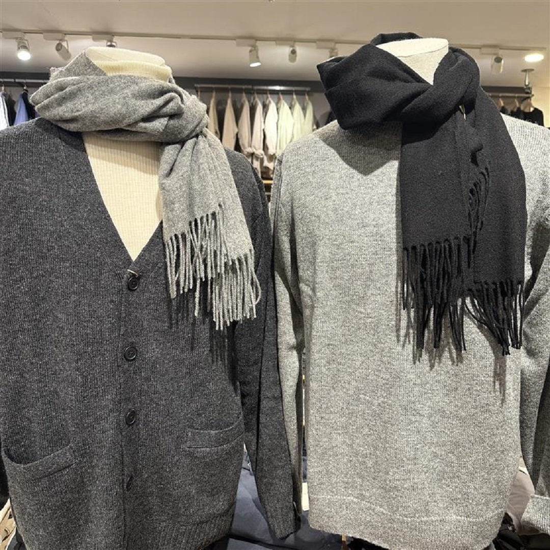 【アピタ島田】 今年も”重ねる季節”がやってきた。あたたか紳士服をご紹介