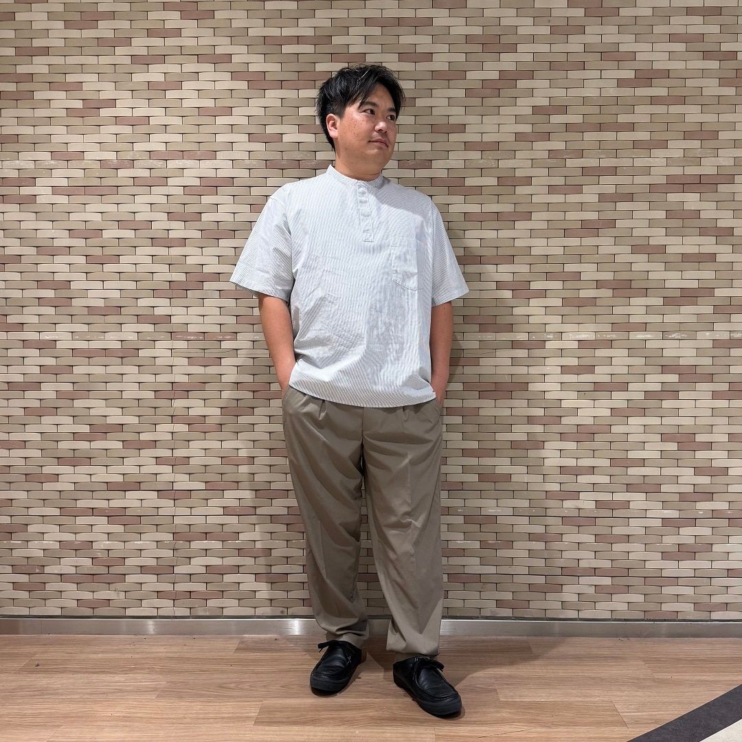 紳士布帛Tシャツコーデ