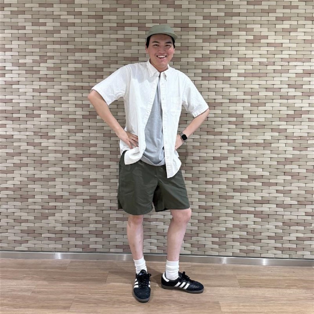 紳士ショートパンツコーデ