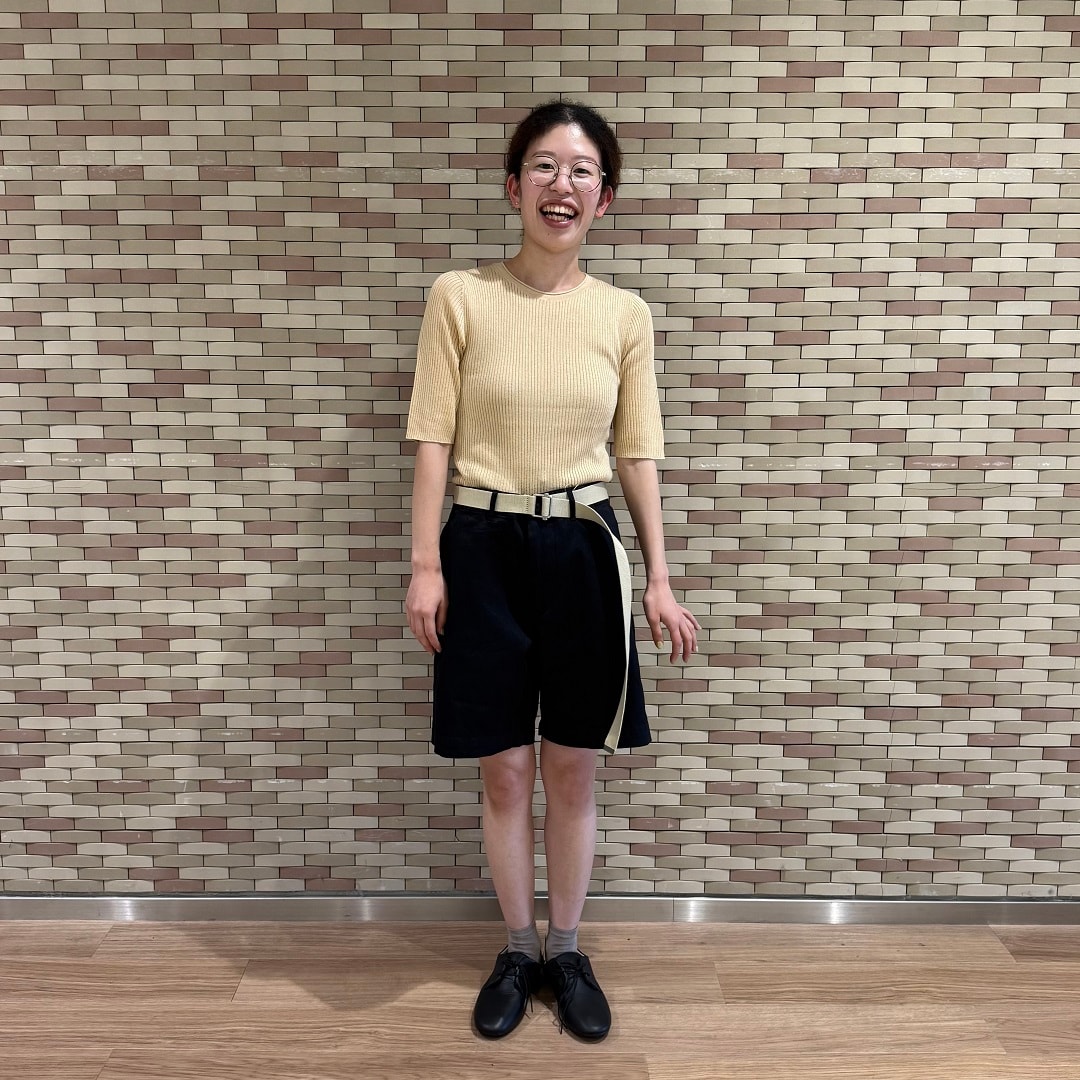 婦人ショートパンツコーデ