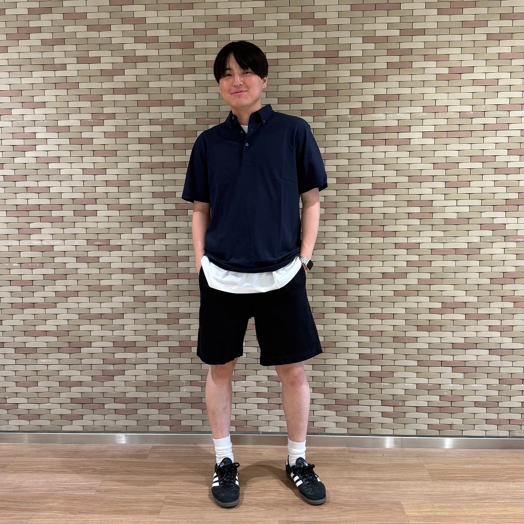 紳士ショートパンツコーデ