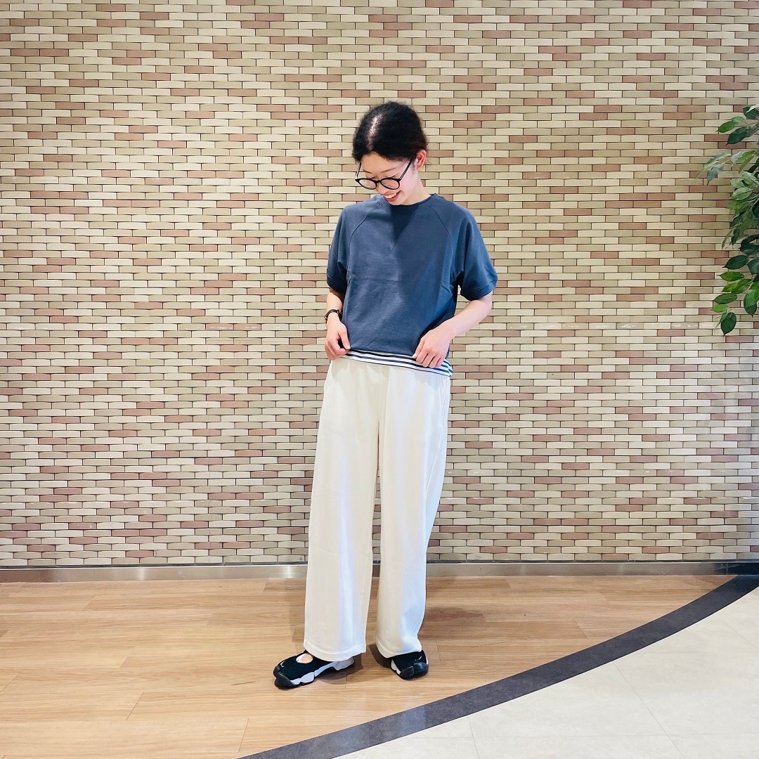 裏毛ワイドパンツ