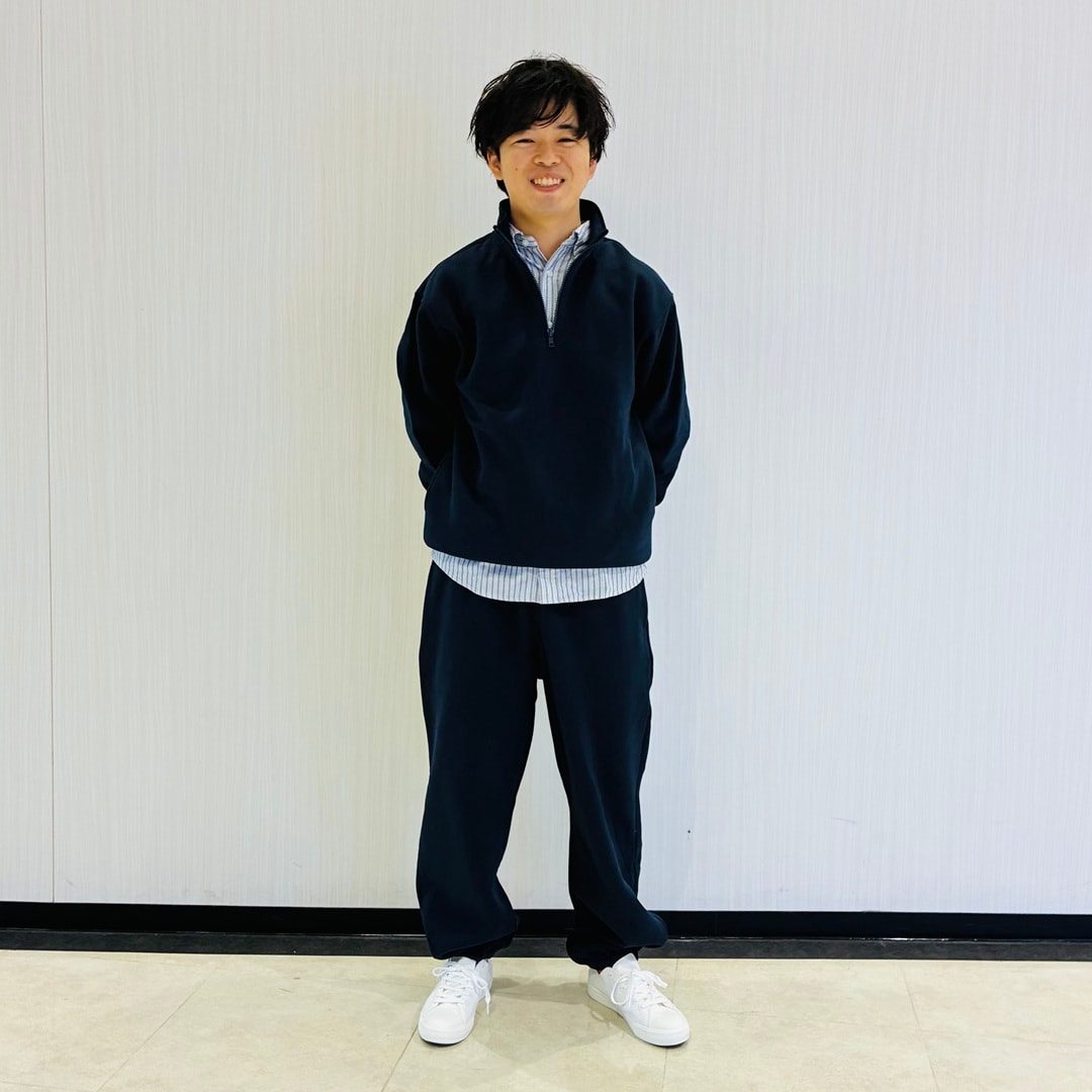 紳士スウェットコーデ