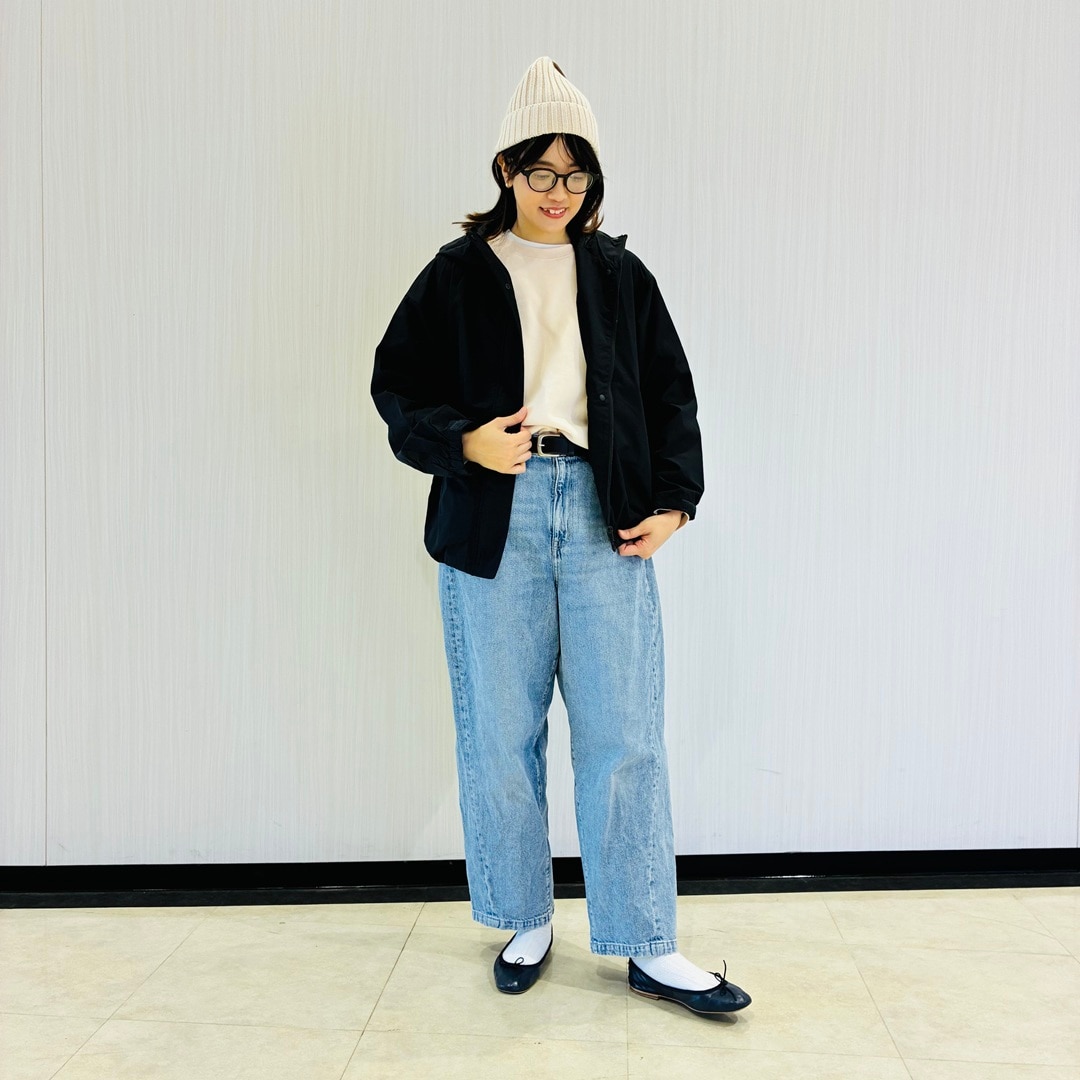 婦人コクーンパンツコーデ