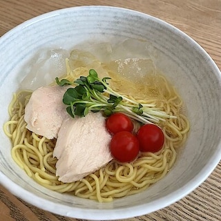 【アピタ島田】つるっと爽やか。煮干し鶏しおの冷やしラーメン