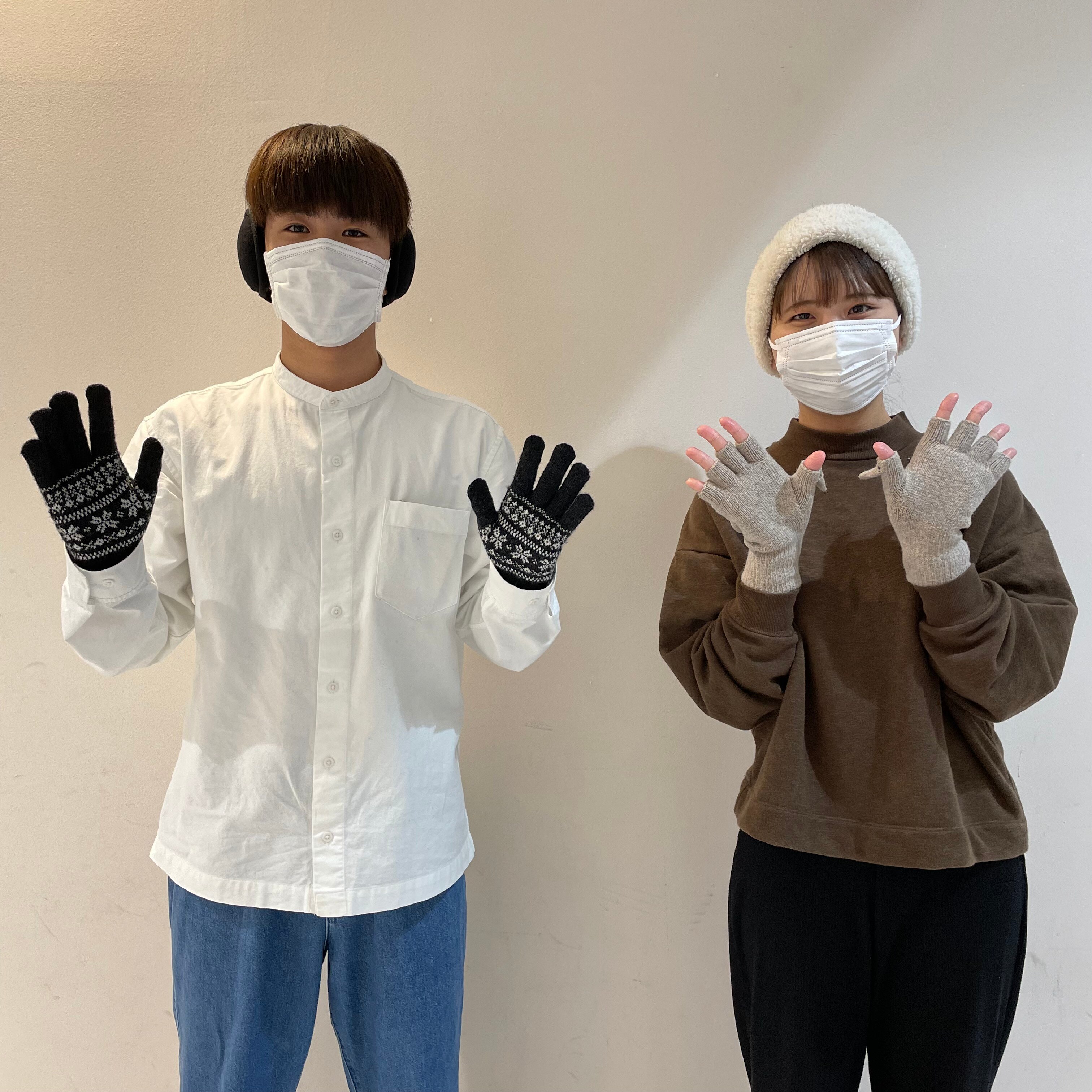 【湘南藤沢オーパ】耳と手　防寒対策