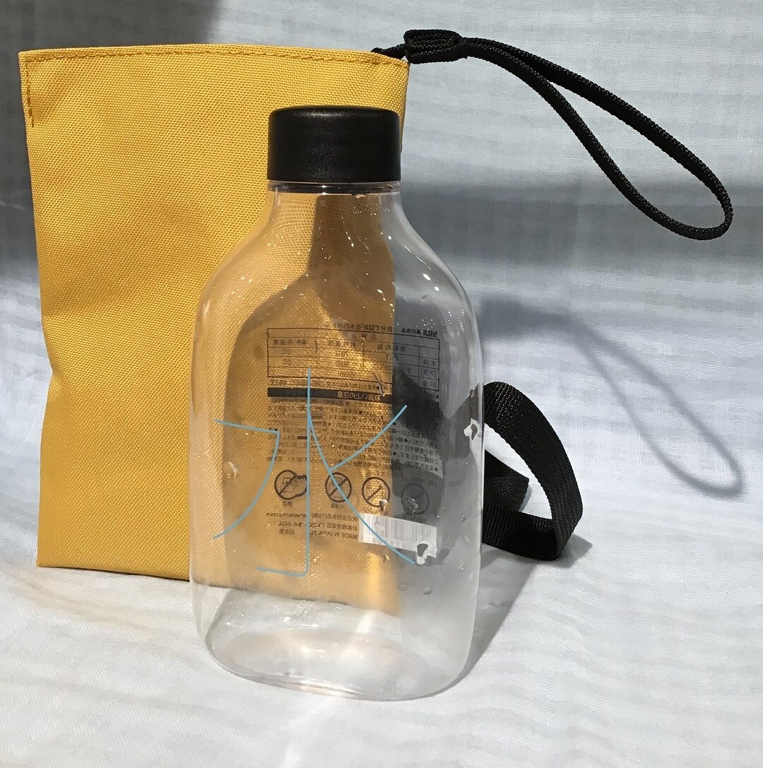 ミニサコッシュと水