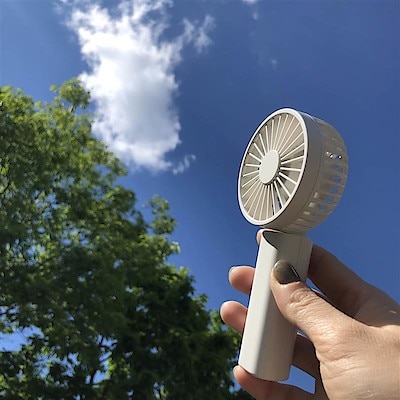 【イオンモール旭川西】　充電式コンパクトハンディファン