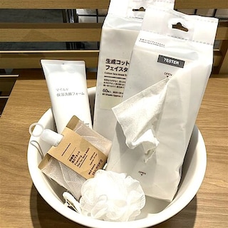 【リヴィンオズ大泉】新商品　生成コットンフェイスタオル