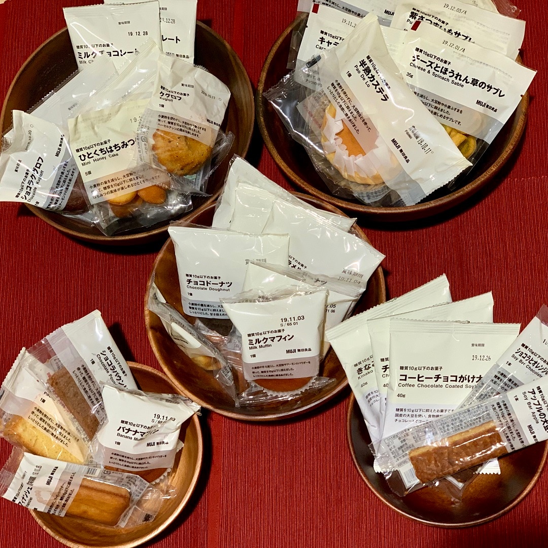 キービジュアル画像：糖質10ｇ以下のお菓子vol.1｜The best of MUJI