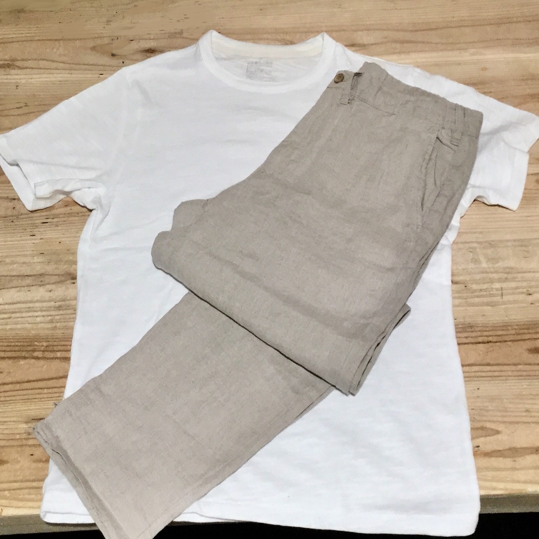 キービジュアル画像：白Tシャツコーディネート７days｜１日目