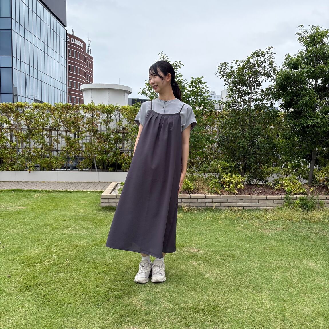 風を通す　キャミワンピース