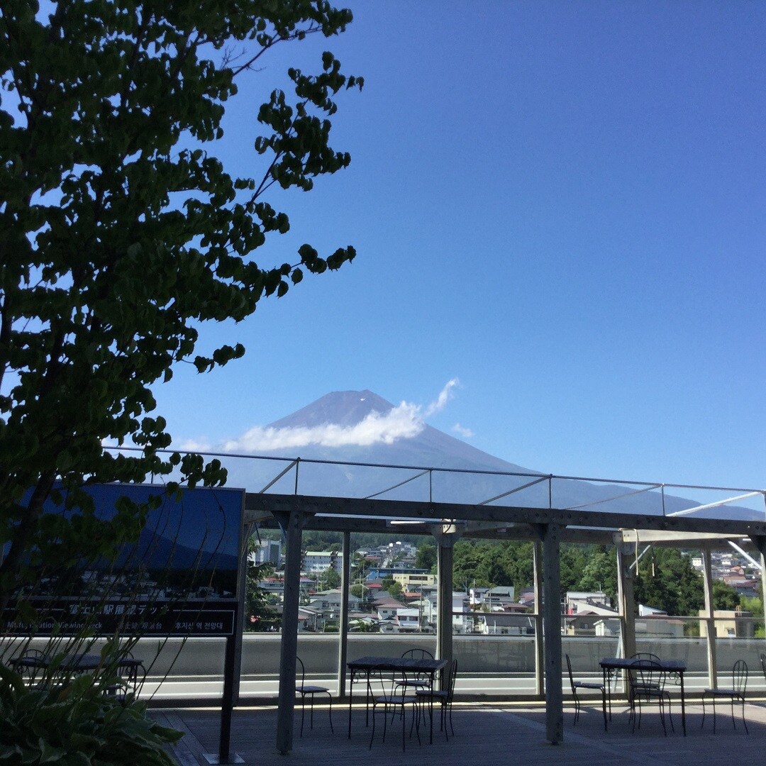 キービジュアル画像：月曜日 いつもの富士山｜まち便り