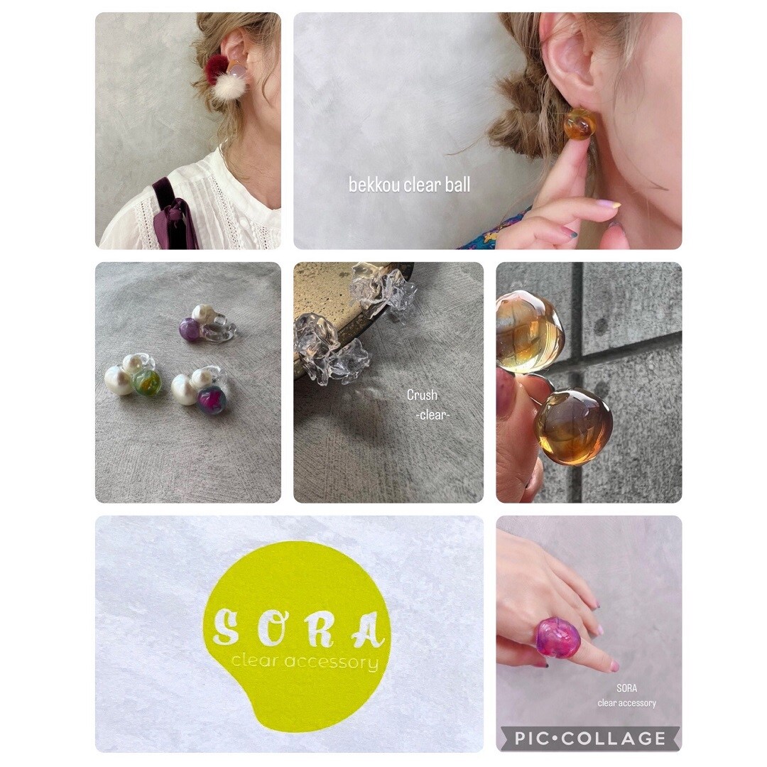 【ガーデンパーク和歌山】SORAクリアアクセサリー｜第4回つながる市 出店店舗紹介