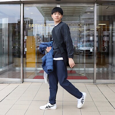 紳士 洗えるウールミドルゲージクルーネックセーター | 無印良品