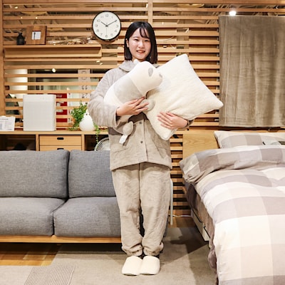 婦人 静電気が起きにくい 着る毛布 パジャマ | 無印良品