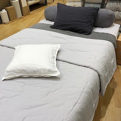 【イオンモール高崎】木の実から作ったカポック混二重ガーゼ　薄掛ふとん