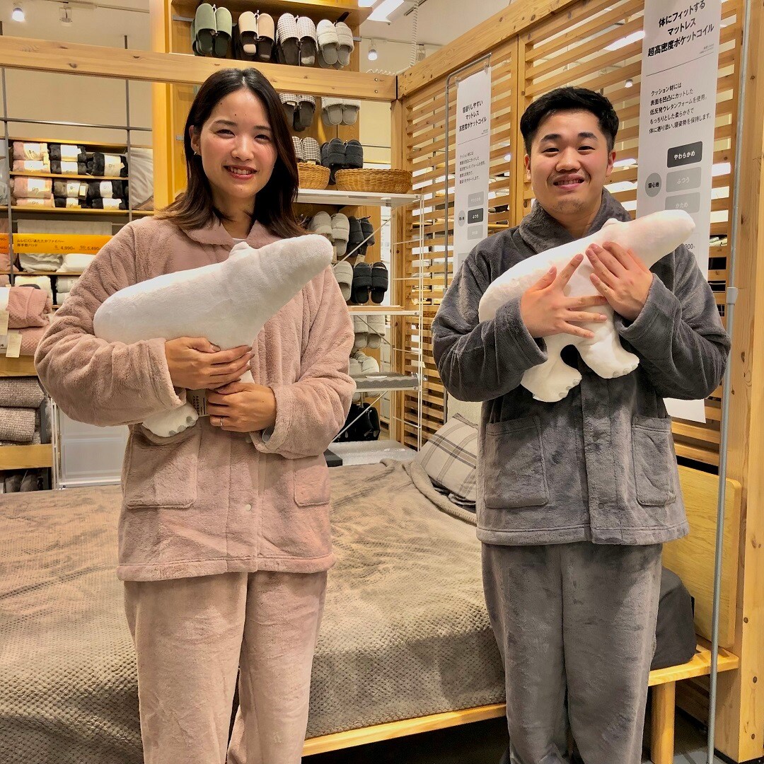 【イオンモール神戸北】ぬくぬく、もこもこの肌触り