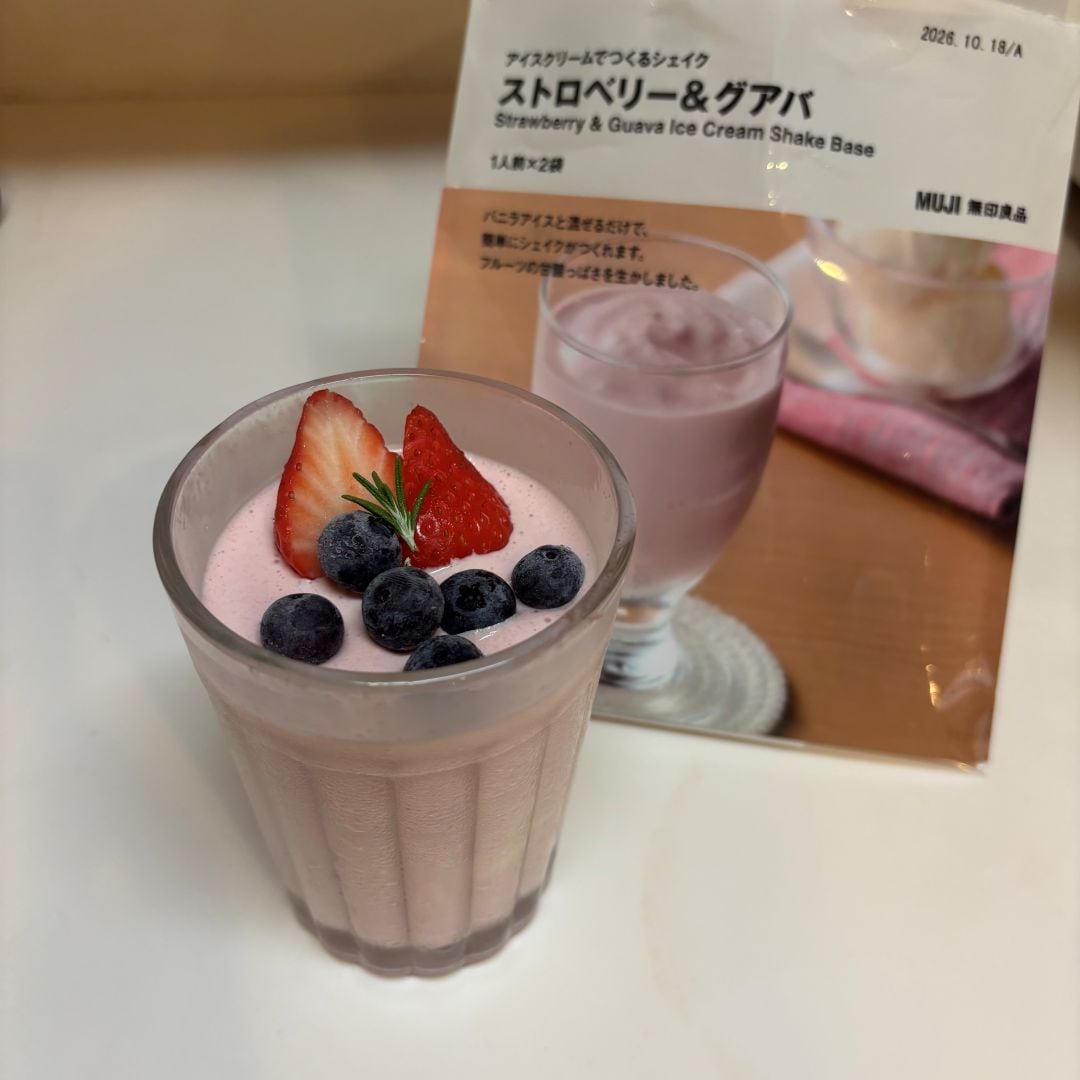 アイスクリームでつくるシェイク