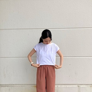 【ゆめタウン佐賀】　婦人　天竺編みフレンチスリーブＴシャツの紹介