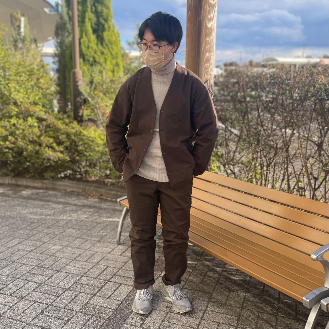 首まであったかいタートルネックコーディネート
