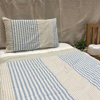 【イオンモール名取】夏の眠りを快適にする綿１００％素材の寝具　サッカー織