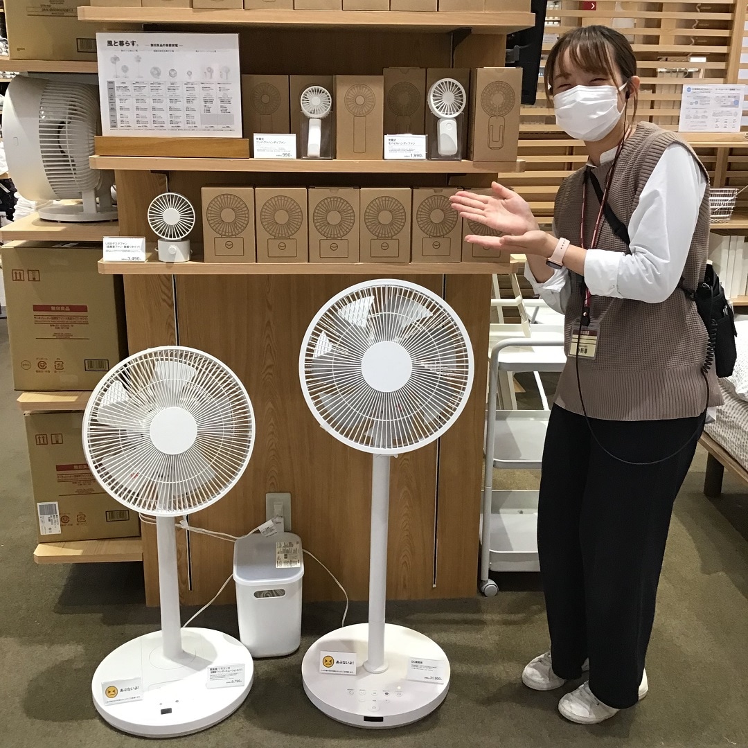 ハンディファン売場